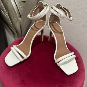 Chinese Laundry White Heeled Sandals